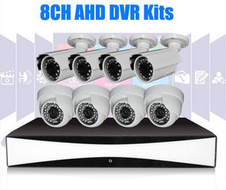 8Channel 完全な HD CCTV DVR のキット 1280 x 720 の 1 つの Megapixel CCTV のカメラ