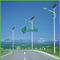 IP65 20W 5M Q235 ポーランド人の省エネ LED の太陽電池パネルの街灯