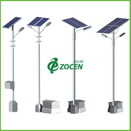 IP65 20W 5M Q235 ポーランド人の省エネ LED の太陽電池パネルの街灯