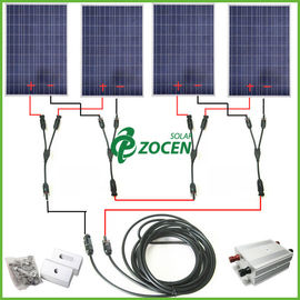 ポータブル 400W の地上の太陽電池パネルの土台システムだけを 110V - 240V 立てて下さい