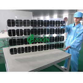 平らな BIPV の倍のガラス太陽電池パネル モノクリスタル太陽モジュール