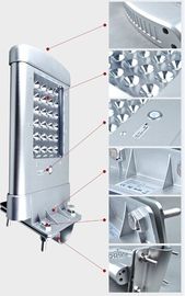 6m の高さ 12W は白い Bridgelux IP66 屋外の統合された太陽 LED の街灯を暖めます
