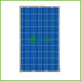 230W 発電所のための低い鉄の高い transmision の多結晶性太陽電池パネル