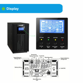 家/オフィスの純粋な Sinewave 3000VA 高周波オンライン UPS の単一フェーズ