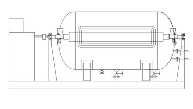 AC 周波数変換の Machine1000kg - 3200kg --を染める巨大な染料の生地のジガー