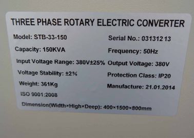 150 KVA 3 段階の CT の走査器/MRI システムのための機械フル オートマチックの電圧安定器