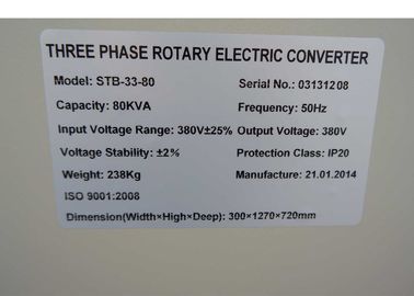 屋内/屋外の 80 KVA IP20 の三相自動電圧調整器