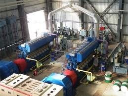 11000V 静止した/土地のディーゼルか比重の大きい燃料石油またはガスの Genset の発電所