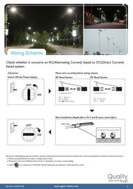 アルミニウム 100W 高い発電 LED の街路照明の据え付け品 IP65、120v 130v 240v